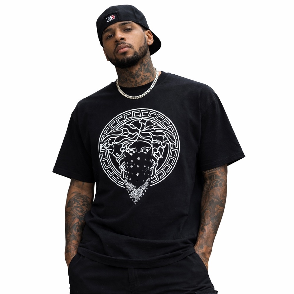 Crooks & Castles Graphic Greco Bandito Medusa T Shirt